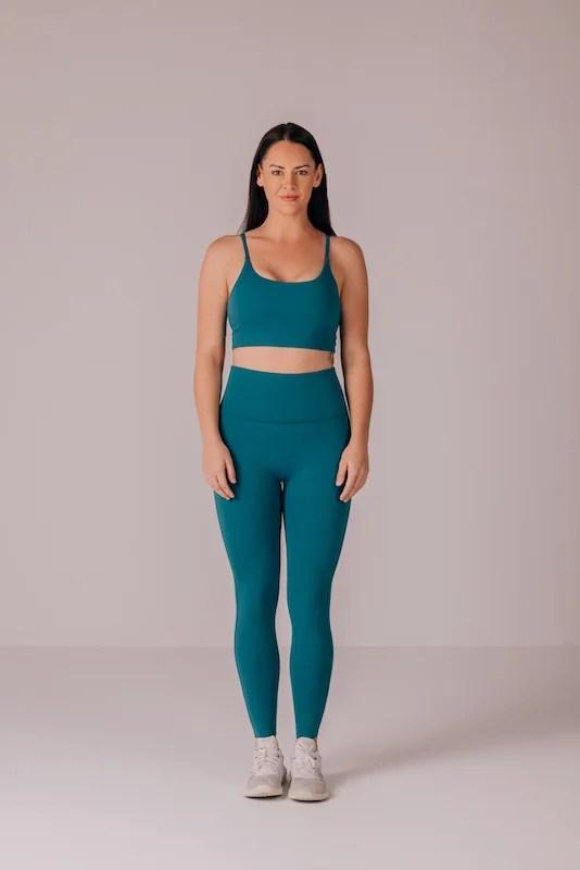 Core Leggings- Lake Green
