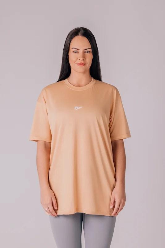 Core Women's Oversize Tshirt - Gold