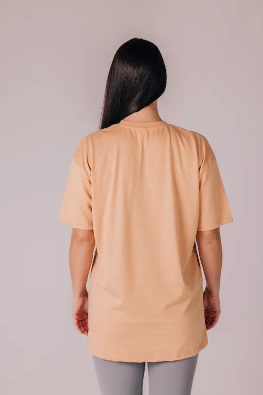 Core Women's Oversize Tshirt - Gold
