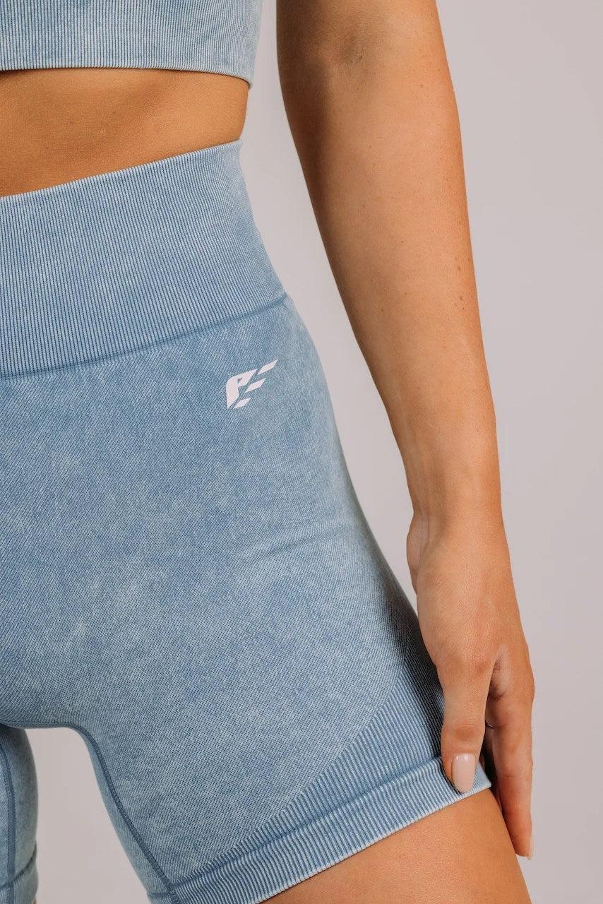 Apex Seamless Shorts - Azure Blue