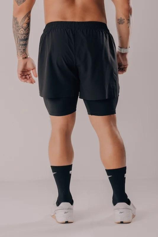 Core 2 in 1 Shorts - Black