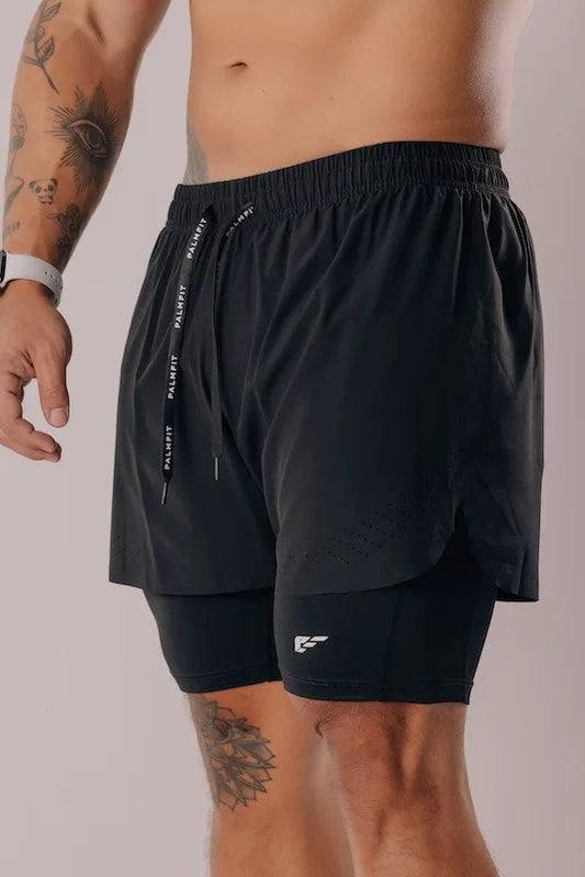 Core 2 in 1 Shorts - Black