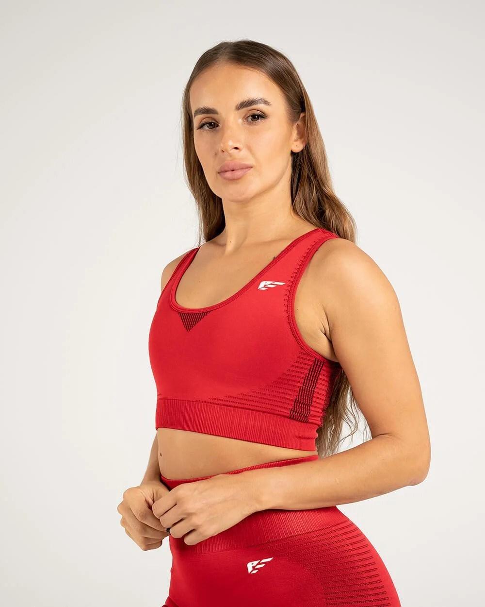 Balance Seamless Sports Bra - Red