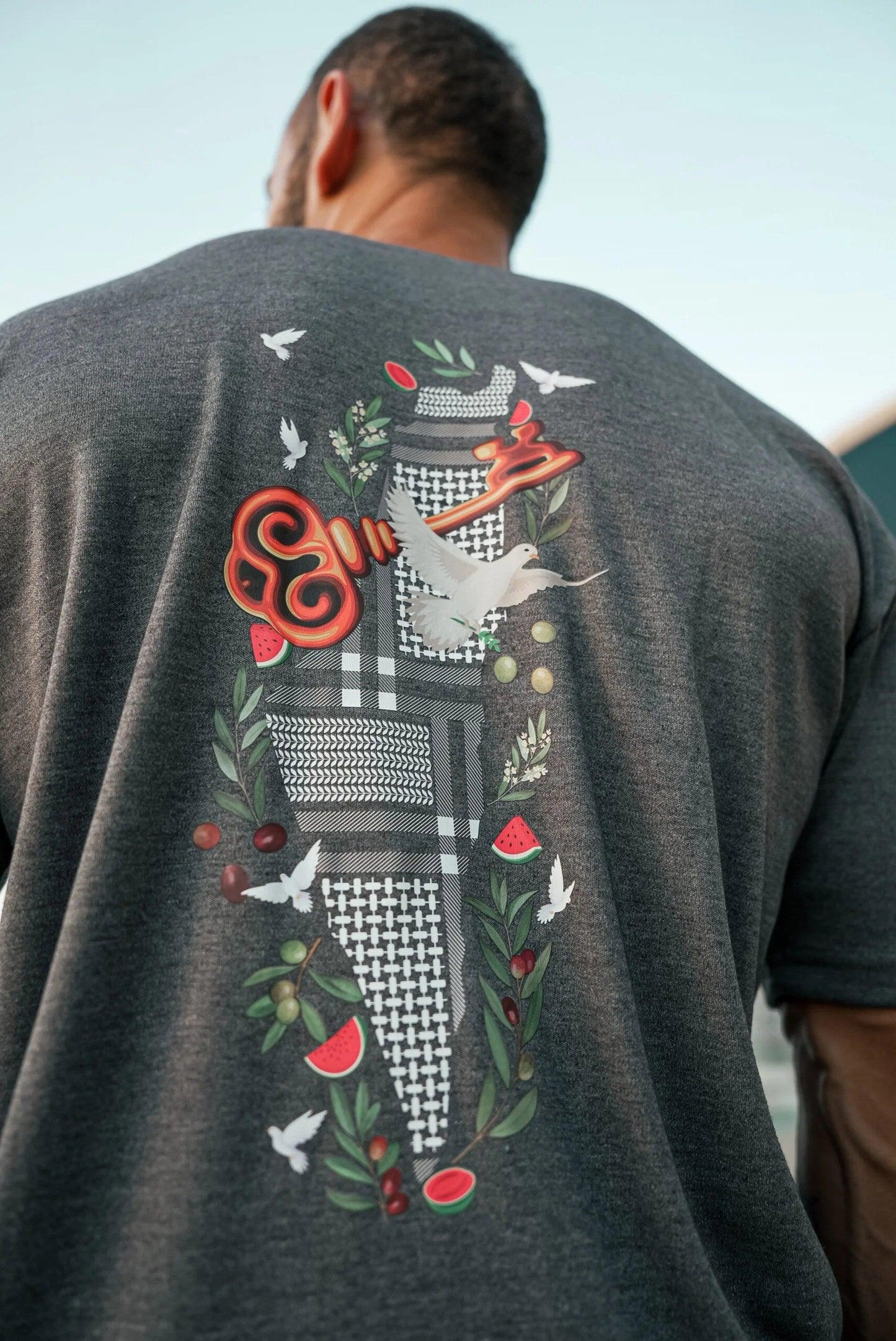 Oversize Palestine Tshirt - Culture