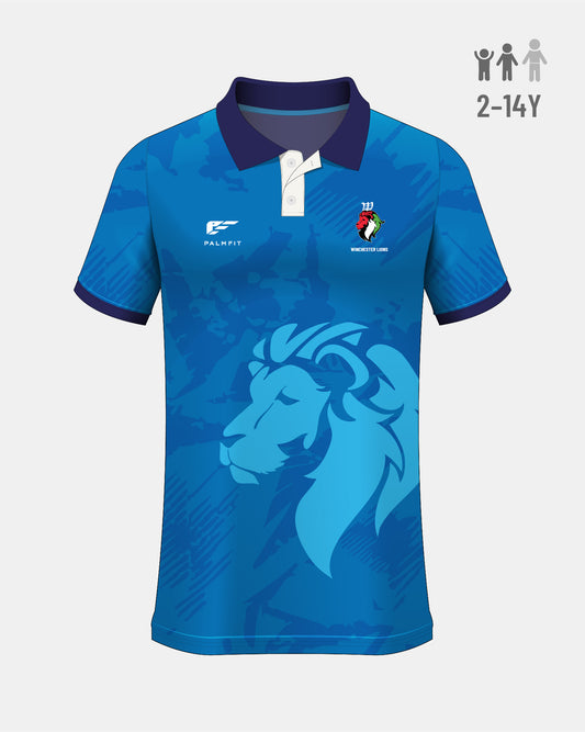 WSD Lions - Cricket Men's Polo T-Shirt - Kids