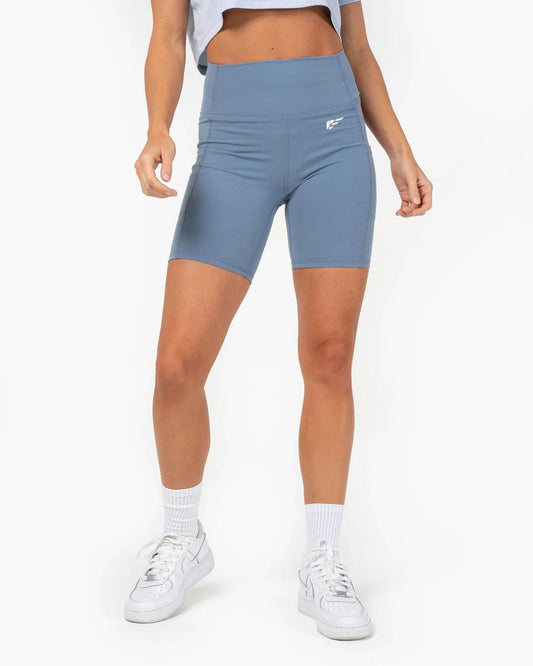 Evolve 2.0 Crop Top & Shorts Set - Blue