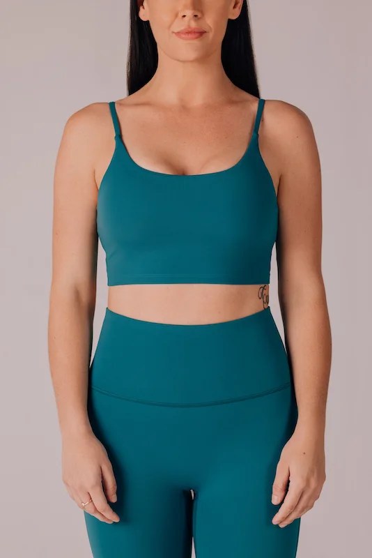 Core Sports Bra- Lake Green