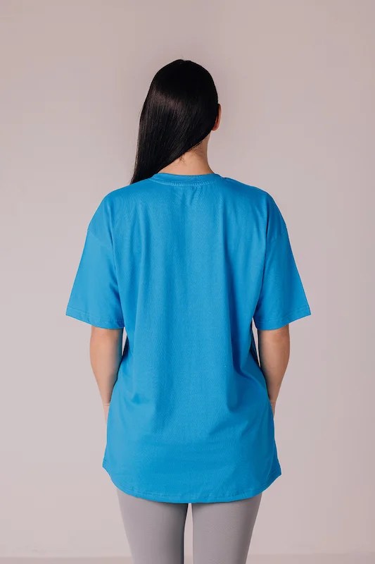 Core Women's Oversize Tshirt - Baby Blue