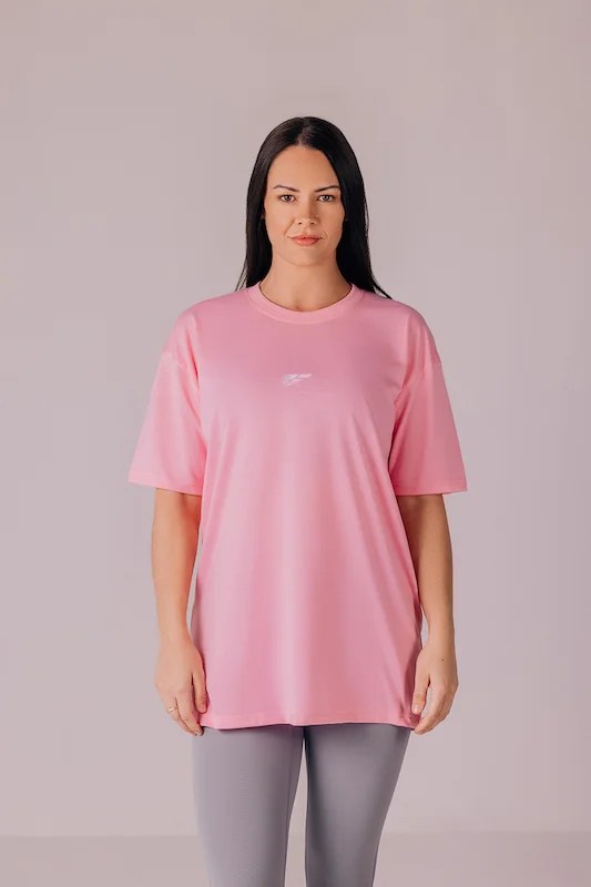 Core Women's Oversize Tshirt - Baby Pink