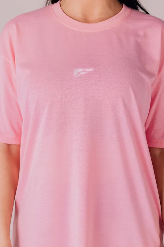 Core Women's Oversize Tshirt - Baby Pink