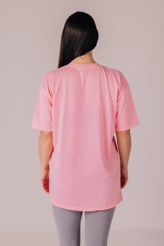 Core Women's Oversize Tshirt - Baby Pink