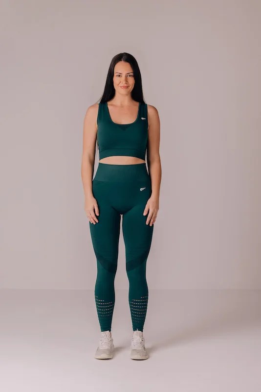 Balance Seamless Sport Bra - Hunter Green