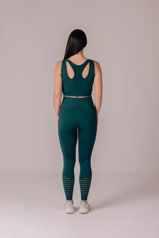 Balance Seamless Sport Bra - Hunter Green