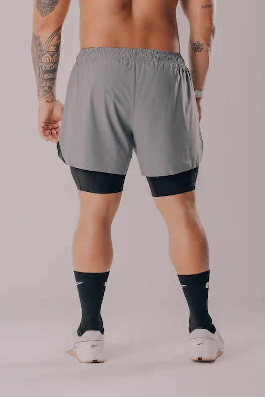 Core 2 in 1 Shorts - Grey