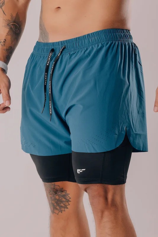 Core 2 in 1 Shorts - Blue