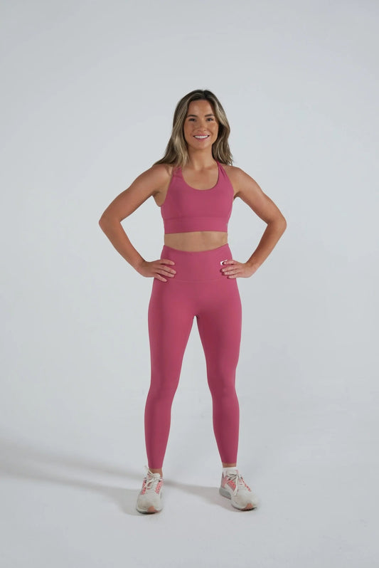 Evolve Leggings - Rose Pink