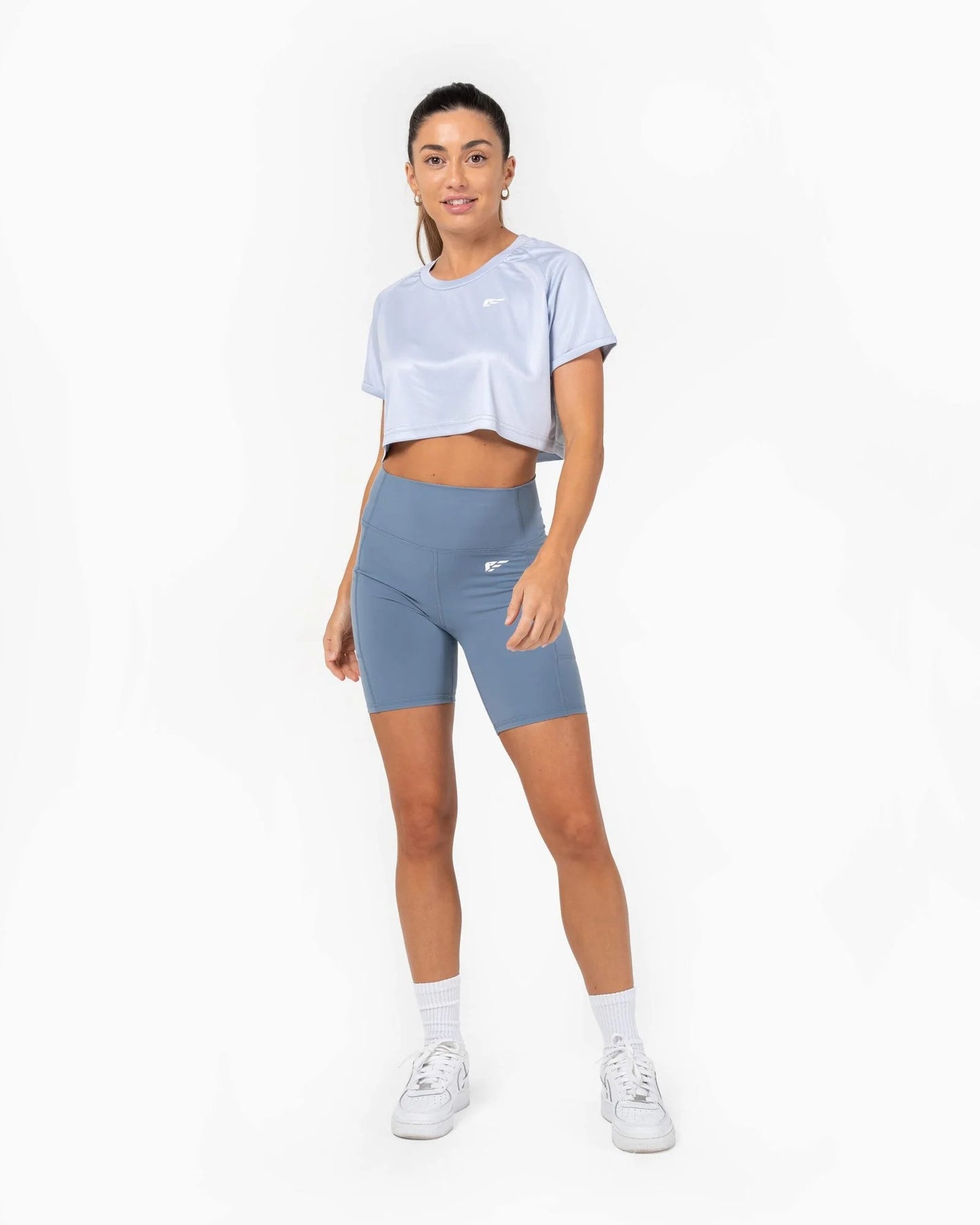 Evolve 2.0 Crop Top - Blue