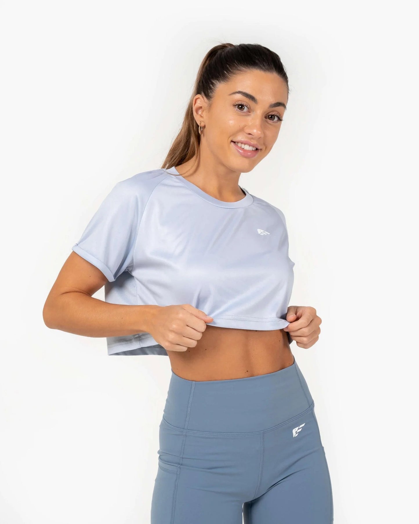 Evolve 2.0 Crop Top - Blue