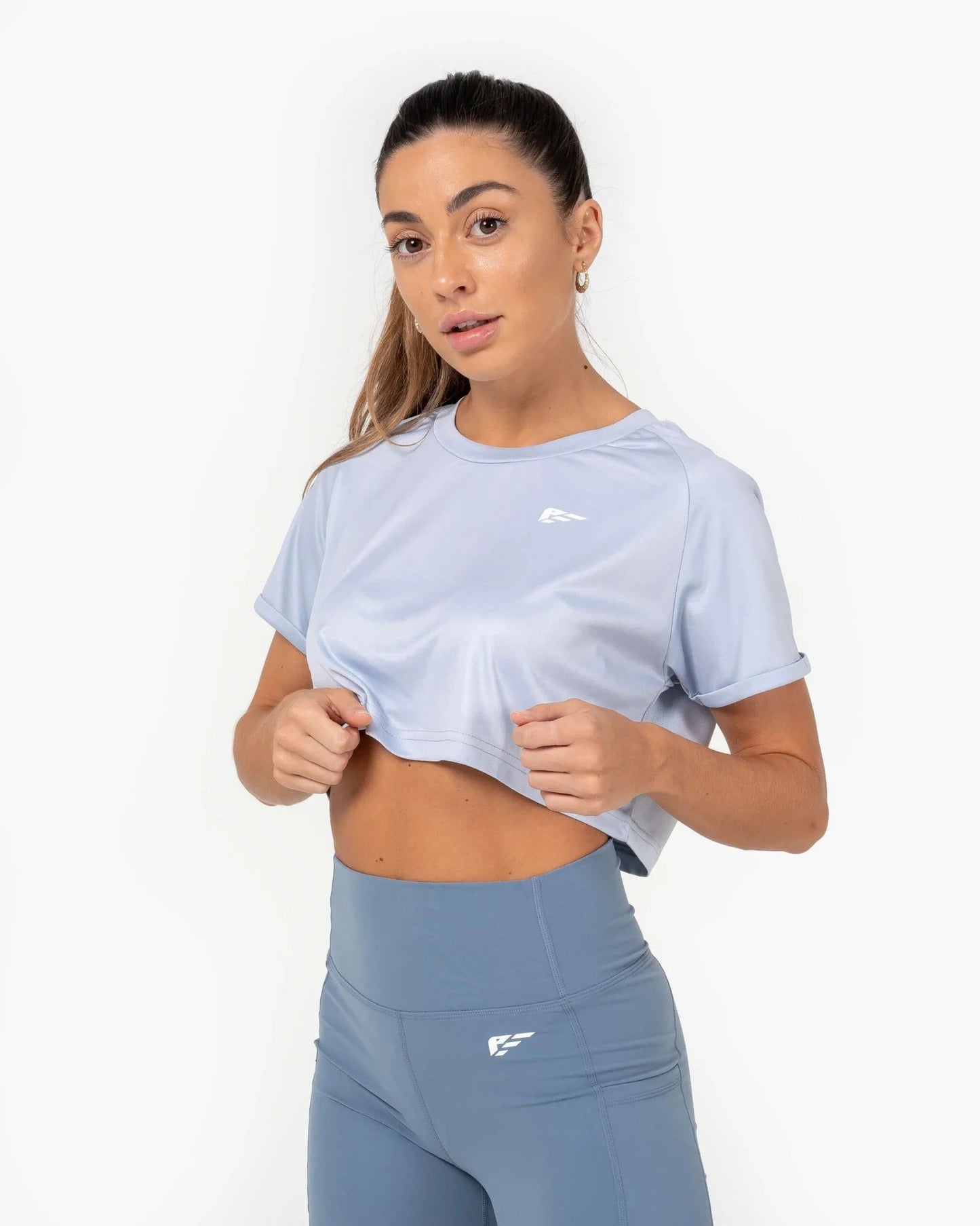 Evolve 2.0 Crop Top - Blue