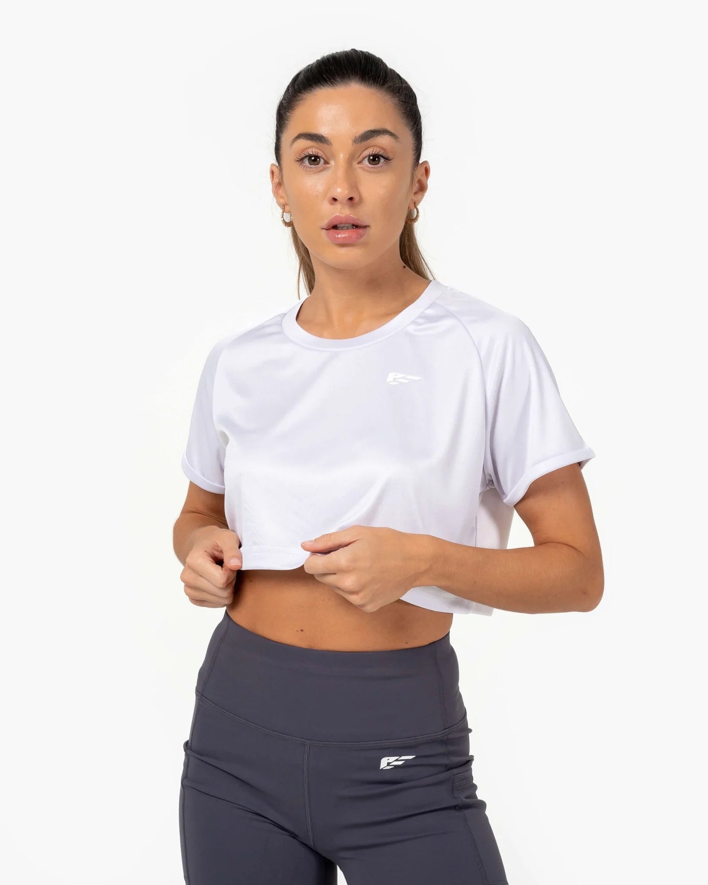 Evolve 2.0 Crop Top - White