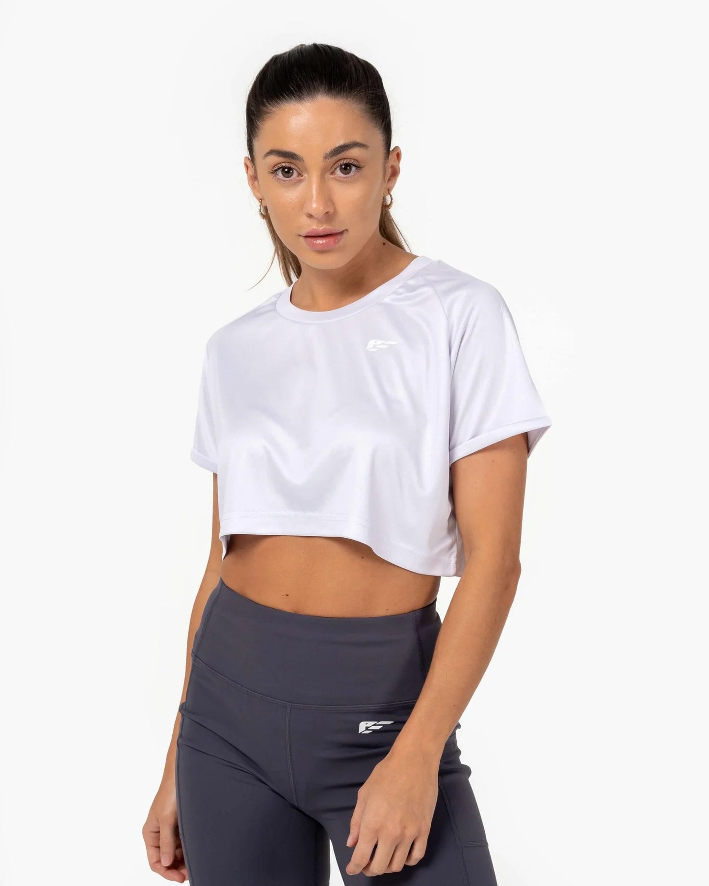 Evolve 2.0 Crop Top - White