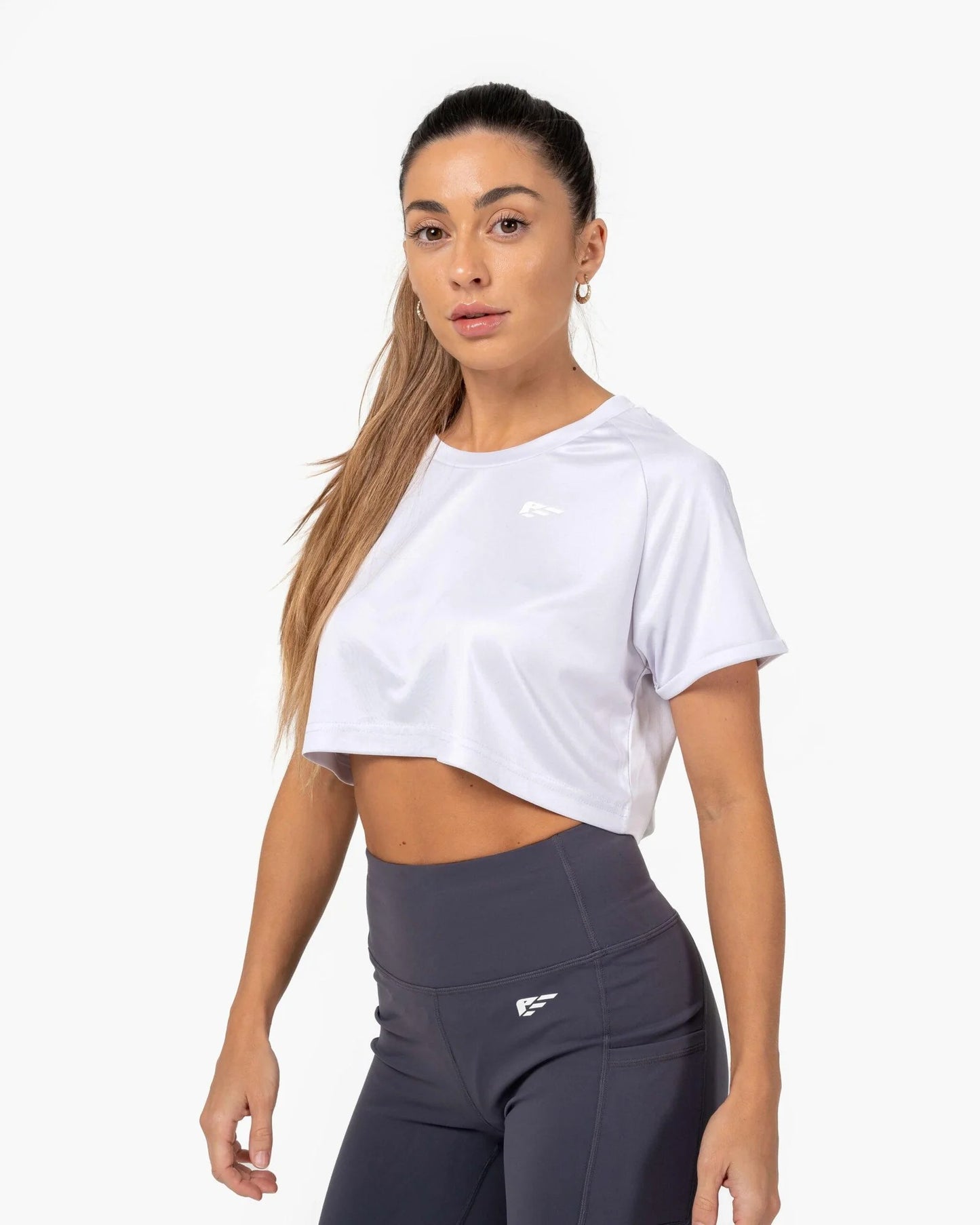 Evolve 2.0 Crop Top - White