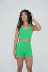 Unity Green High Support Sports Bra 

