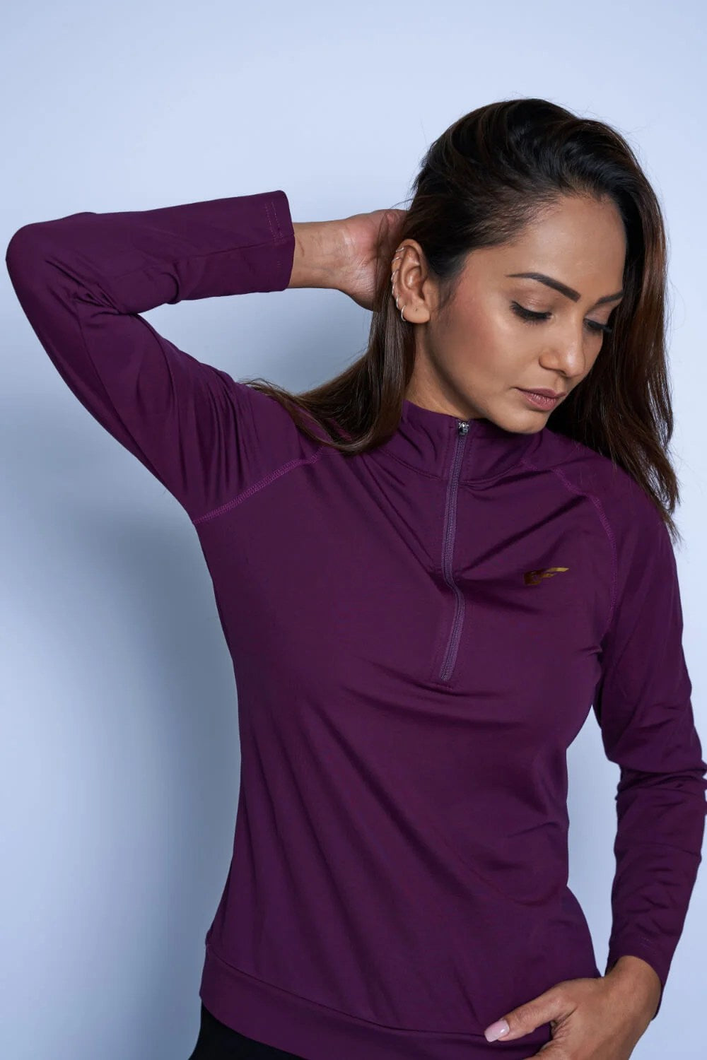 Women-Zip-Pullover-Purple-2