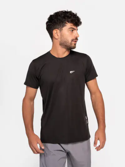 Elevate Men's Black Tshirt