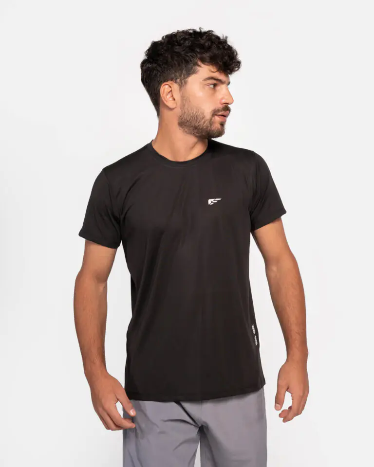 Elevate Men's Black Tshirt