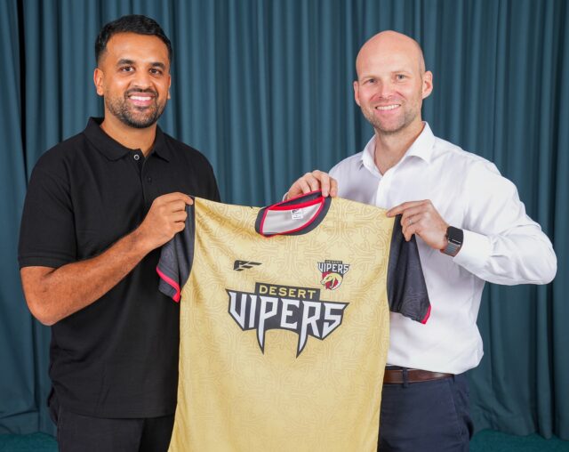 We’re excited to announce a three-year partnership with the Desert Vipers to bring sustainable, high-performance sportswear to life! 🌿🏏 Together, we’re setting new standards in fashion and sportswear by using recycled materials and embracing local production. Our print-on-demand model allows us to drastically reduce waste, cutting emissions by 50%+ compared to last season.

#SustainabilityInSport #PalmFit #desertvipers