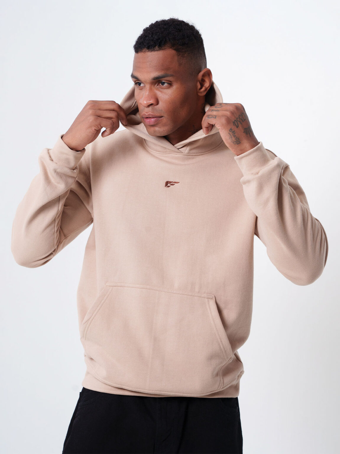 Men's Capsule Hoodie in sand