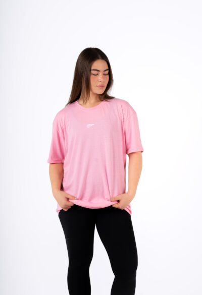 Core Women's Oversize Tshirt - Baby Pink