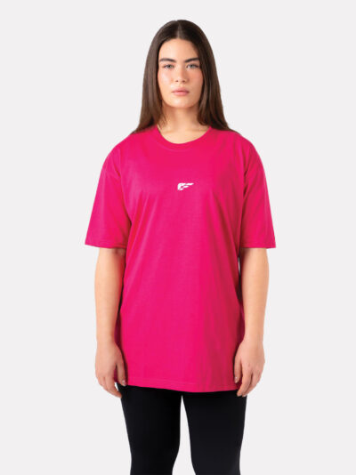 Core Women's Oversize Tshirt - Strawberry Pink