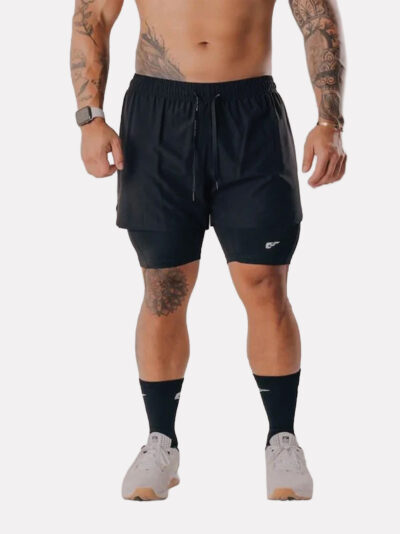Core 2 in 1 Shorts - Black